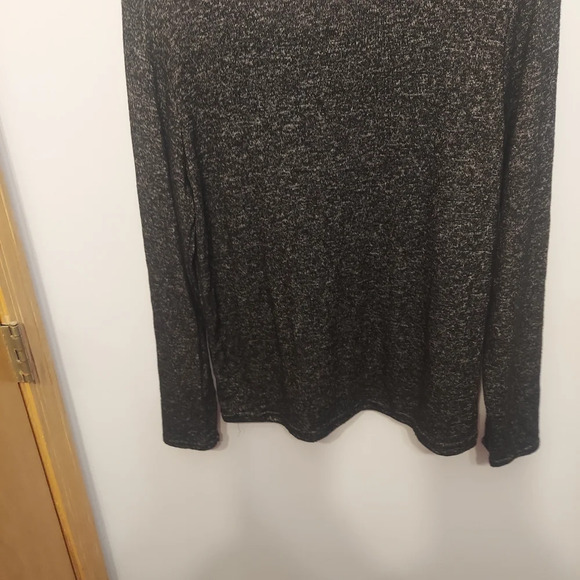 Members Mark Med Long sleeve sweater top gray soft flowy stretchy NWT new - Picture 5 of 5